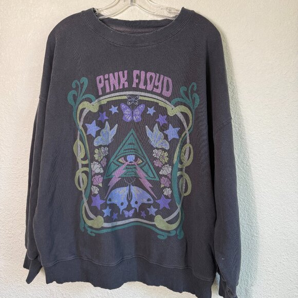 American Eagle Pink Floyd Black Graphic Sweatshirt \\ Size Large // Super Cozy - Picture 3 of 9